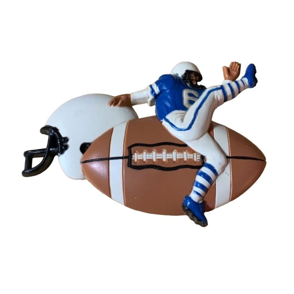 Burwood Products 3213-1 Football Wall Plaque Decor 7 in W x 5 in T